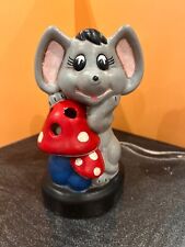Vintage Ceramic Painted Mouse with mushroom 1972 picture
