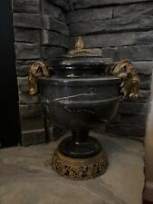 Antique Marble Urn Ram head picture