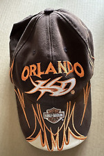 Vintage Harley Davidson Orlando Baseball Style Hat Cap Adjustable Back One Size picture