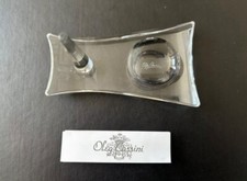 New In Box Oleg Cassini Crystal Glass Ring Holder Engagement Gift picture