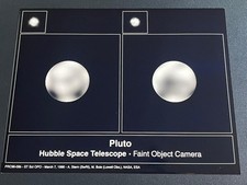 Hubble HST Pluto Surface Map Faint Object Camera NASA 1996 - Original NASA Photo picture