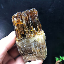 195g New Find Rare Amber Calcite Phosphorescent Mineral Specimen 32 picture