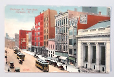 Vintage 1912 Postcard Rochester New York EXCHANGE STREET FROM MAIN picture