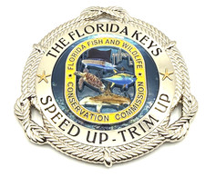 G79 FWC Florida Fish & Wildlife Florida Keys Speed Up Trim Up Challenge Coin picture