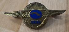 Rare CUBANA AIRLINES CHIEF PILOT AVIATION UNIFORM BADGE WINGS Wing 1940s Captain picture
