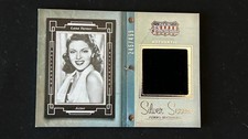 Lana Turner Paninii Americana Silver Screen Jumbo Materials #/499 picture