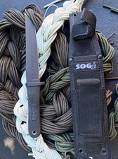 sog tsunami knife titanium coated tanto new old stock picture