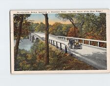 Postcard Concrete Bridge In the Heart of the Blue Ridge USA picture