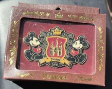 JUMBO RARE DISNEY PIN 2007 1955 Disneyland GOLDEN CASTLE Crest Mickey picture