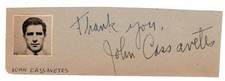 John Cassavetes signed vintage album page Rosemary's Baby picture