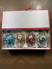 2017 Joan Rivers Classic Collection Set 4 Russian Egg Ornaments Faberge Inspired picture