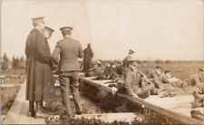 Sidney BC Military Camp Soldiers Rifles Target Practice c1912 RPPC Postcard H48 picture