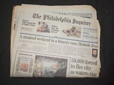 1997 APRIL 20 PHILADELPHIA INQUIRER - 50,000 FLEE CITY AS WATERS RISE - NP 7435 picture