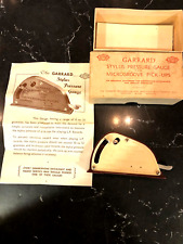 Vintage GARRARD PICKUP STYLUS PRESSURE GAUGE  w/Orig Box & Instructions picture