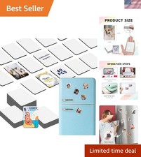 40Pcs Sublimation Magnet Blanks Custom Square Magnets 2.95" x 2.16" picture
