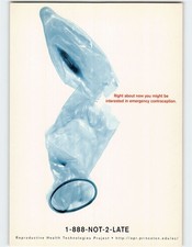 Postcard Contraception Advertisement picture
