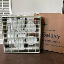 Vintage 70’s-80’s Galaxy 20” Home Cooler Fan BRAND NEW in Box 3714 Green-Woolco picture
