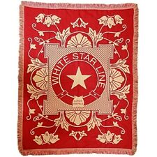White Star Line RMS Olympic & Titanic Era Blanket As Used Onboard 70X50 Replica picture