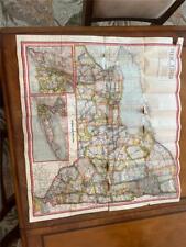 Census Map of New York State 1918. Much data. Scarce. picture