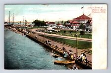 Rochester NY-New York, Scene At Ontario Beach, Antique, Vintage c1907 Postcard picture